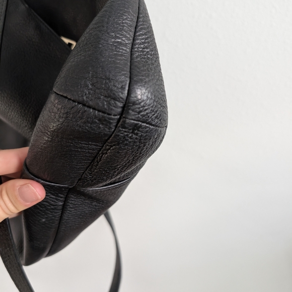 Coach Black Pebbled Leather Women's Bag - Picture 2 of 9